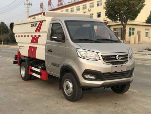 長(zhǎng)安高位自裝卸式垃圾車